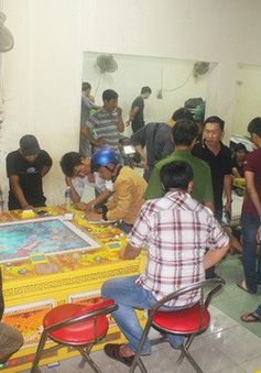 Phá tụ điểm đánh bạc núp bóng game bắn cá, thu giữ trên 100 triệu đồng