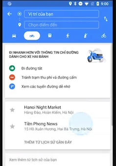 Cuối cùng thì Google Maps cũng có chế độ chỉ đường cho xe máy tại Việt Nam, chỉ được cả đường tắt