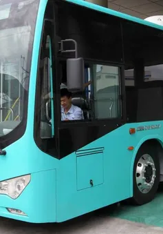 Xe bus ở Thâm Quyến (Trung Quốc) chuyển sang chạy bằng điện