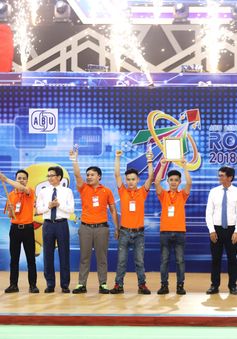 Thắng nghẹt thở Trung Quốc, Việt Nam 2 vô địch ABU Robocon 2018