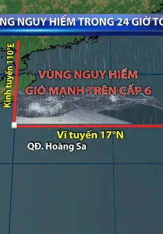 Bão số 6 sẽ tác động tới đất liền Việt Nam từ đêm 16/9