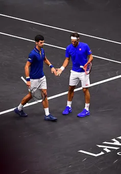 Laver Cup 2018: Cặp đôi Federer - Djokovic thua ngược Anderson - Sock