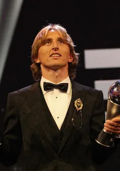 Giành giải FIFA The Best 2018, Modric gọi đó là giấc mơ thành hiện thực