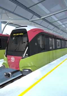 VIDEO: Đoàn tàu metro số 3 Nhổn – ga Hà Nội có thiết kế hiện đại, mang màu nông sản Việt