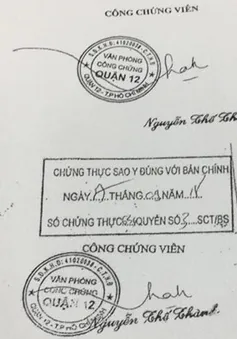 Vụ văn phòng công chứng giả tại TP.HCM: Người dân nên tới Sở Tư pháp để được hỗ trợ