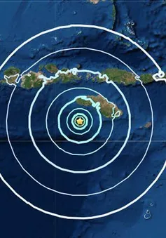 Động đất mạnh 6 độ richter trên đảo Sumbawa, Indonesia