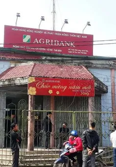 Truy bắt đối tượng cướp ngân hàng Agribank Thái Bình