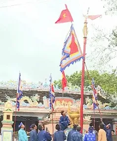 Lễ dựng cây nêu ngày Tết trên đảo tiền tiêu