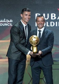 Cristiano Ronaldo lần thứ 5 nhận giải thưởng Globe Soccer