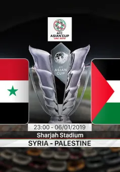 VIDEO Highlight Asian Cup 2019: ĐT Syria 0-0 ĐT Palestine (Bảng B)