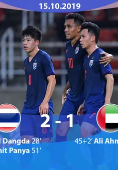 [KT] ĐT Thái Lan 2-1 ĐT UAE: Chiến thắng thuyết phục, ĐT Thái Lan giành ngôi đầu bảng!