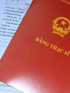 Chưa có bằng Đại học vẫn được học thẳng lên thạc sĩ