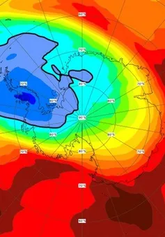 Lỗ thủng tầng ozone nhỏ nhất trong 3 thập kỷ