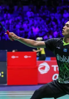 Giải cầu lông Pháp mở rộng 2019: Jonatan Christie đối đầu với Chen Long tại chung kết