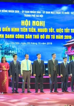 Hà Nội vinh danh 10 Công dân Thủ đô ưu tú năm 2019