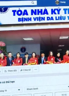 Nhiều trang mạng xã hội giả mạo Bệnh viện Da liễu TƯ