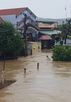 Hơn 14.000 học sinh Bình Định chưa thể tới trường do ngập nặng