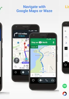 Google phát hành ứng dụng riêng Android Auto dành cho smartphone trên Google Play Store