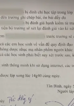 Phạt học sinh thế nào cho phù hợp sau vụ nam sinh phải xin lỗi trước toàn trường?