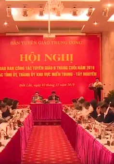 Hội nghị Ban Tuyên giáo các tỉnh, thành Miền Trung - Tây Nguyên