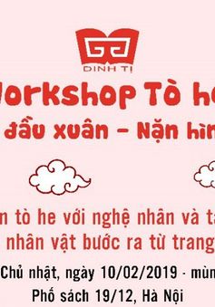 Đầu xuân thắp lửa tình yêu với tò he cho trẻ