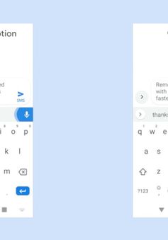 Phím ảo Gboard hỗ trợ chuyển từ lời nói sang văn bản mà không cần kết nối mạng