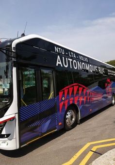 Singapore ra mắt xe bus điện không người lái đầu tiên trên thế giới