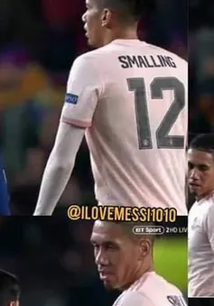 Messi từ chối bắt tay, đổi áo đấu với Smalling