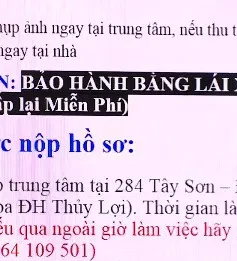 Tràn lan quảng cáo bao đỗ thi bằng lái xe