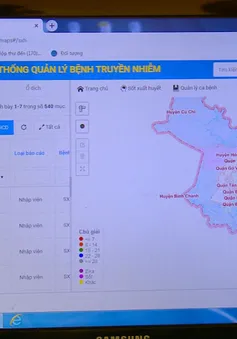 Hệ thống quản lý bệnh truyền nhiễm trên nền bản đồ địa lý số hóa Webgis
