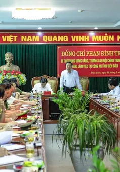 Tiểu ban văn kiện làm việc tại Điện Biên