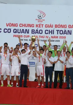 Đội tuyển VTV vô địch giải bóng đá các cơ quan báo chí toàn quốc Press Cup 2019