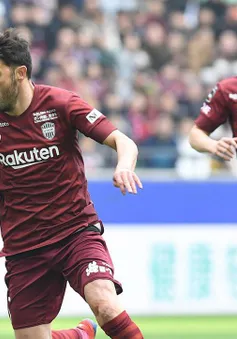 VIDEO: Iniesta và Villa cùng lập cú đúp giúp Vissel Kobe thắng trận tại J.League