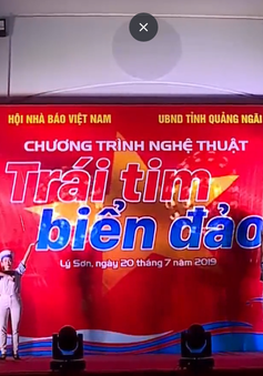 Ấm áp chương trình “Trái tim biển đảo” tại Lý Sơn