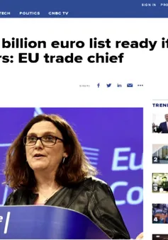 EU có thể trả đũa 35 tỷ Euro với thuế ô tô của Mỹ