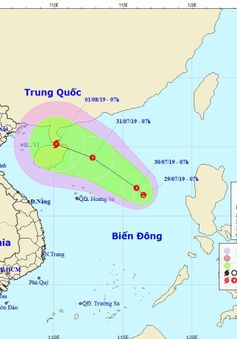 Xuất hiện vùng áp thấp trên Biển Đông