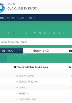Bộ Y tế ra mắt Ngân hàng dữ liệu ngành Dược - Drugbank.vn