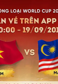 Mở bán vé online trận ĐT Việt Nam - ĐT Malaysia tại vòng loại World Cup 2022 trên VinID