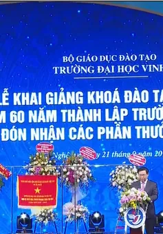 Kỷ niệm 60 năm thành lập trường Đại học Vinh