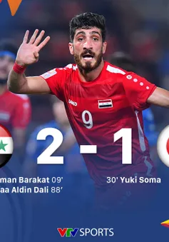 VIDEO Highlights: U23 Syria 2-1 U23 Nhật Bản (Bảng B VCK U23 châu Á 2020)