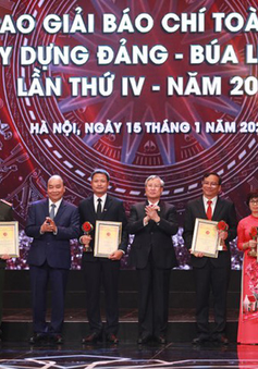 Đài Truyền hình Việt Nam vinh dự nhận giải A giải Búa liềm vàng lần thứ IV năm 2019