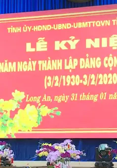 Kỷ niệm 90 năm ngày thành lập Đảng tại Long An