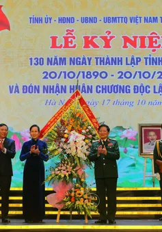 Kỷ niệm 130 năm ngày thành lập tỉnh Hà Nam