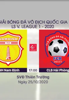 VIDEO Highlights: DNH Nam Định 2-3 CLB Hải Phòng (Vòng 4 giai đoạn 2 V.League 2020, nhóm B)