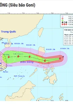 Siêu bão Goni sắp vào Biển Đông, có thể "càn quét" khu vực từ Thanh Hóa - Khánh Hòa