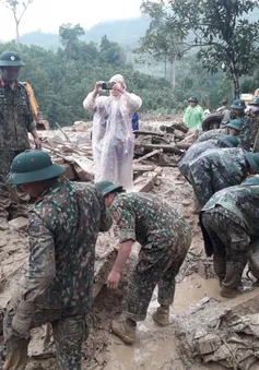 Chưa tìm thêm được người mất tích tại Trà Leng