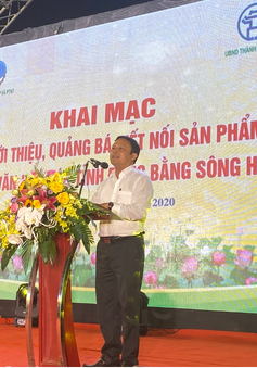 Khai mạc sự kiện kết nối sản phẩm OCOP gắn với văn hoá các tỉnh đồng bằng sông Hồng