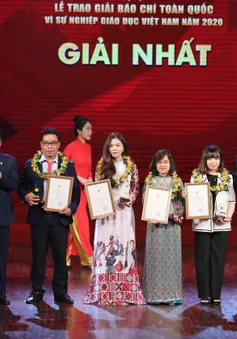 VTV giành 5 giải báo chí toàn quốc "Vì sự nghiệp giáo dục Việt Nam 2020"