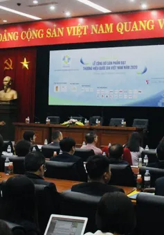 124 doanh nghiệp, 283 sản phẩm đạt Thương hiệu Quốc gia Việt Nam 2020