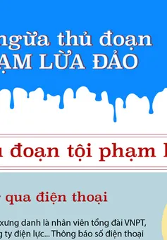 [INFOGRAPHIC] Làm gì để tránh lừa đảo qua điện thoại, Facebook, giả dạng nhân cơ quan nhà nước, nhân viên bán hàng?